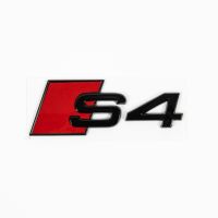 емблема Audi S4 Sline 4 A4 емблема за багажник черен гланц, снимка 2 - Аксесоари и консумативи - 45431271