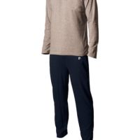 Комплект пижама от 2 части Pierre Cardin размер XXL сиво меле/морско синьо, снимка 1 - Пижами - 45744942