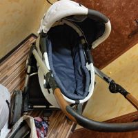 Комплект бебешка количка + резервен голям кош и аксесоари, снимка 2 - За бебешки колички - 45638248