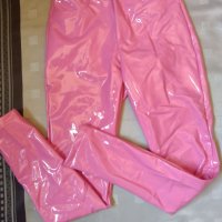 Латексов розов панталон , снимка 2 - Панталони - 45096864