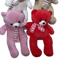 Подаръчен плюшен мечок с шалче на рае, 4 цвята 60см, снимка 1 - Плюшени играчки - 45497942
