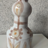 Керамична ваза от 60'те год, снимка 2 - Вази - 45011617