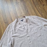 Страхотна мъжка ленена риза KIABI ,без забележки като нова,  , размер 2XL, снимка 5 - Ризи - 45741568