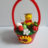 Великденска кошница, снимка 2 - Декорация за дома - 45028053
