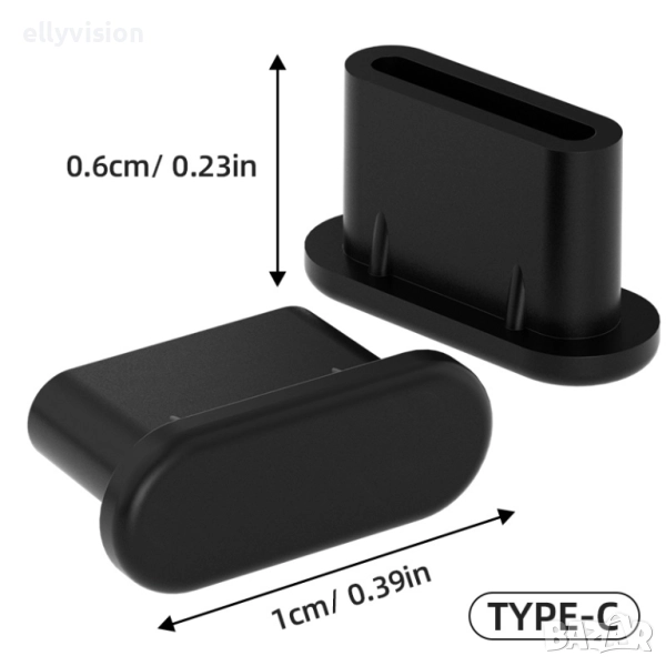 Протектор против прах за USB С порт за зарядно, снимка 1