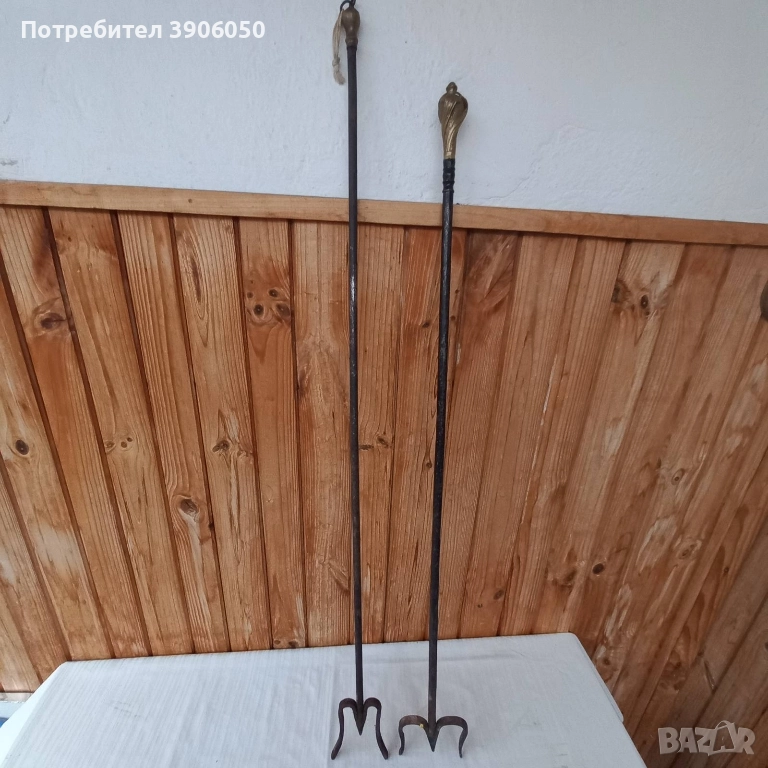 Стари тризъбци за камина, снимка 1