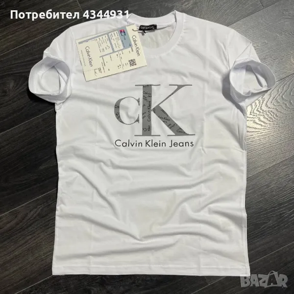 Памучна тениска CALVIN KLEIN, снимка 1