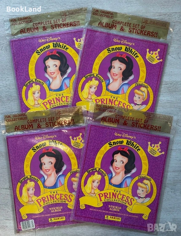Неразопаковани винтидж албуми със стикери – The Princess Collection, Panini, снимка 1