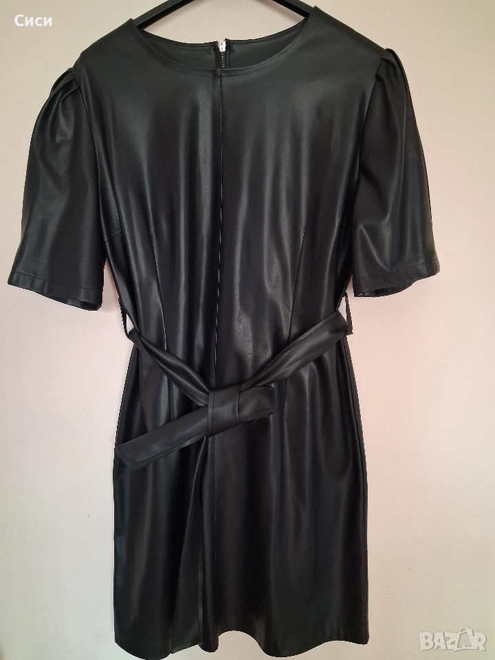 Дамска рокля от мека кожа, снимка 1