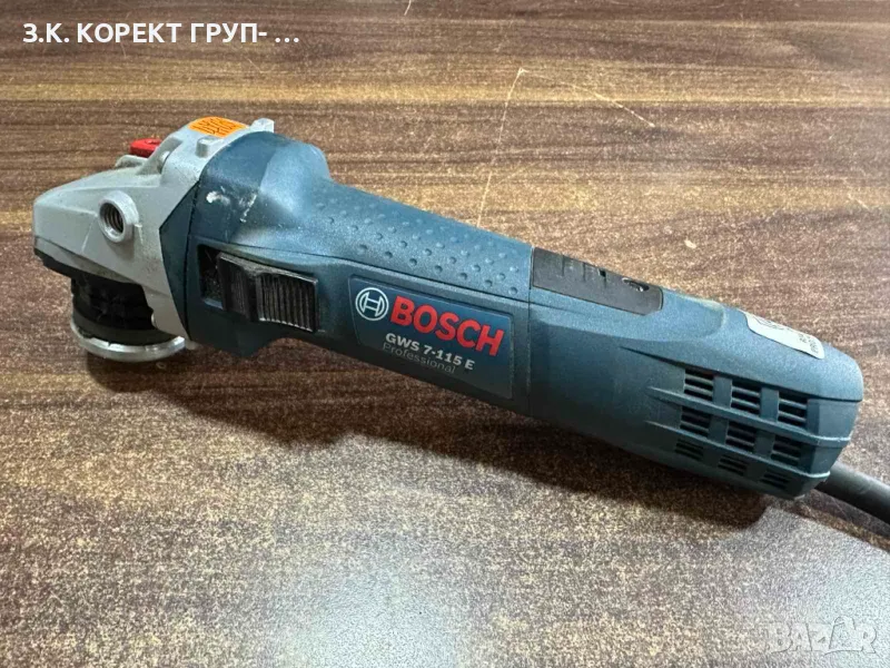 Ъглошлайф Bosch GWS 7-115 E, 720 W, 115 мм, снимка 1