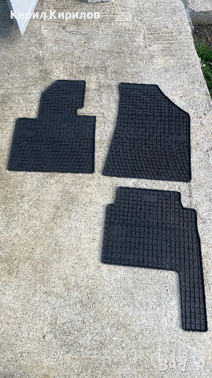 Гумени стелки за Кия Соренто ХМ 2 генерация / Kia Sorento XM II генерация , 2010-2012, снимка 1