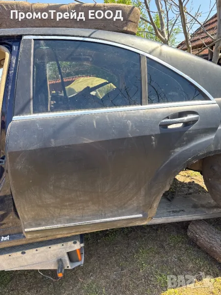 Задна лява синя врата Мерцедес Mercedes S class W221, снимка 1