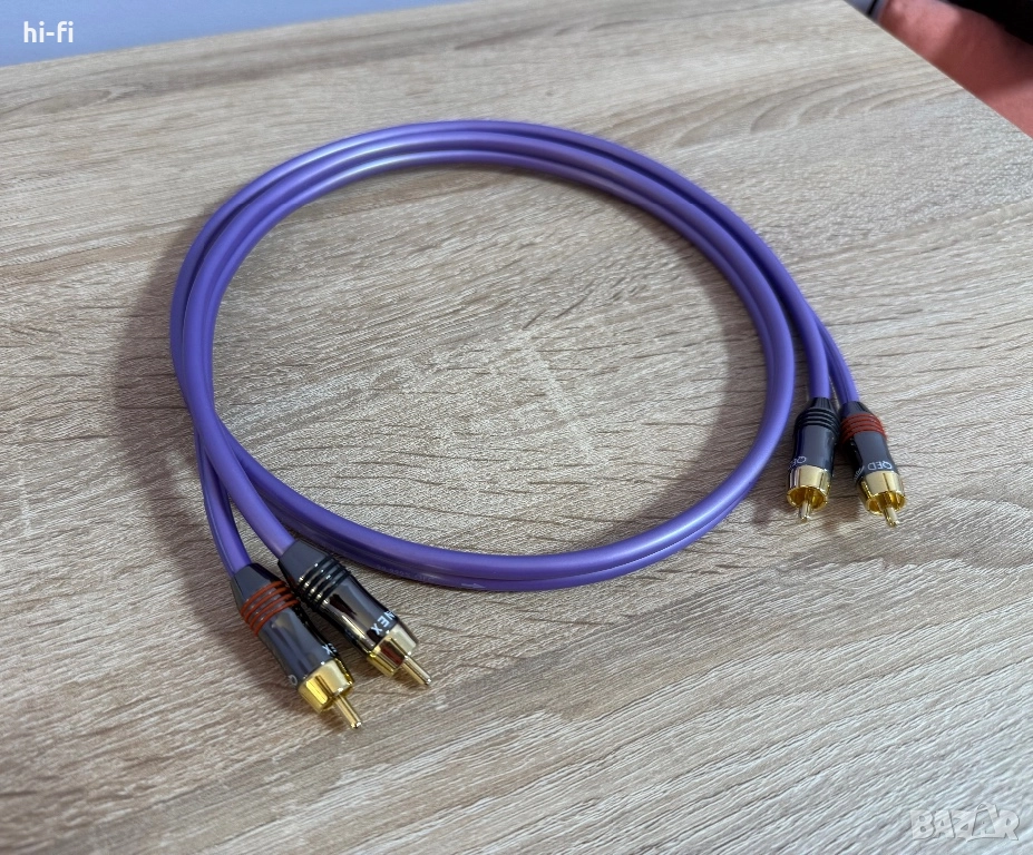 QED Qunex 1 RCA / Аудио кабели, снимка 1