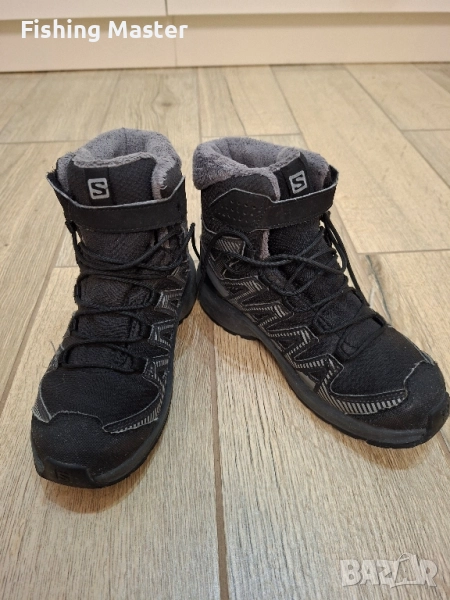 Детски Зимни Обувки Salomon Shoes Xa Pro V8 Winter Cswp J Black/Phan , снимка 1