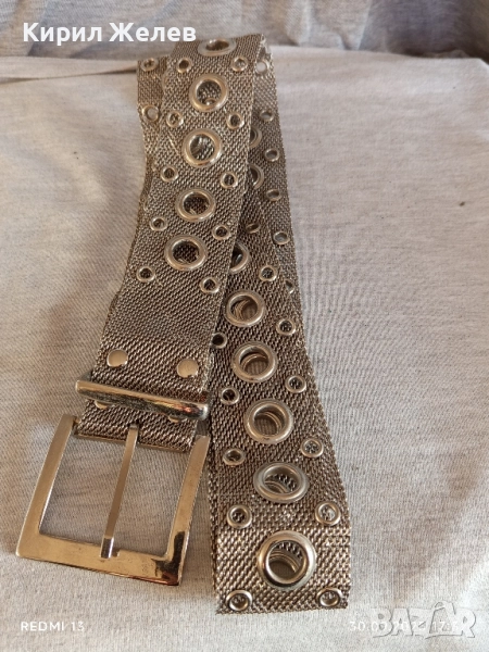 Винтидж метален колан с капси много красив стилен дизайн 30553, снимка 1