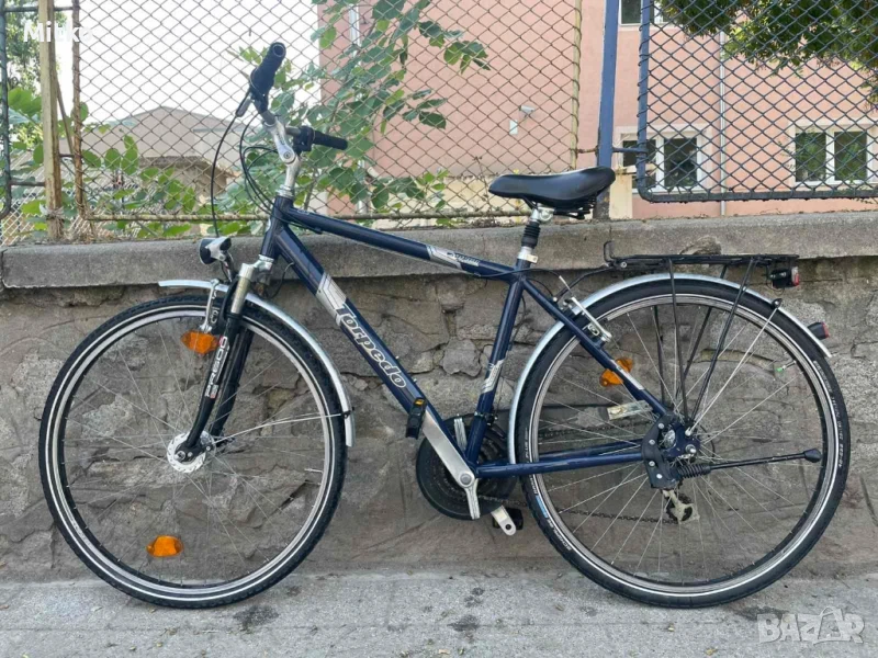28 цола алуминиев велосипед с 21 скорости усилени капли амортисьори предни като нов в перфектно , снимка 1