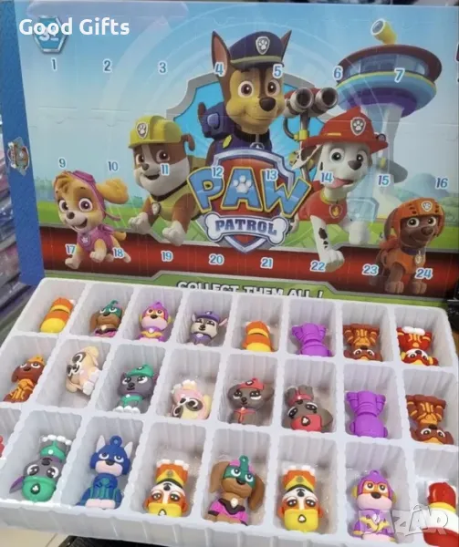 Комплект с 24 фигурки Пес Патрул, Paw Patrol, снимка 1