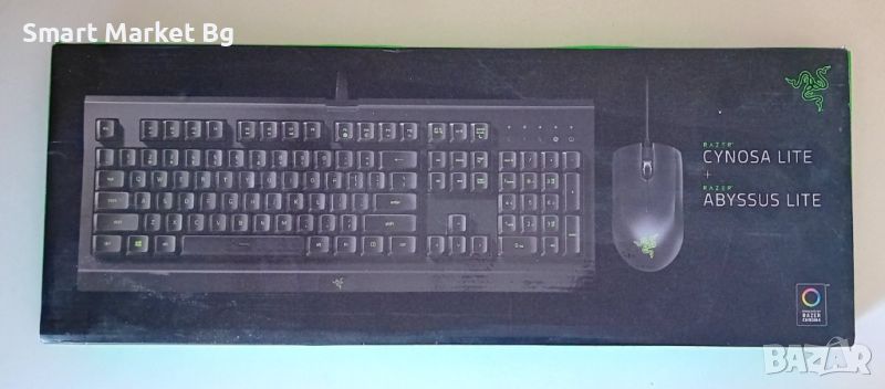 Комплект геймърска клавиатура и мишка Razer Abyssus Lite и Razer Cynosa Lite, снимка 1