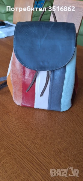 Дамска раница от естествена кожа, снимка 1