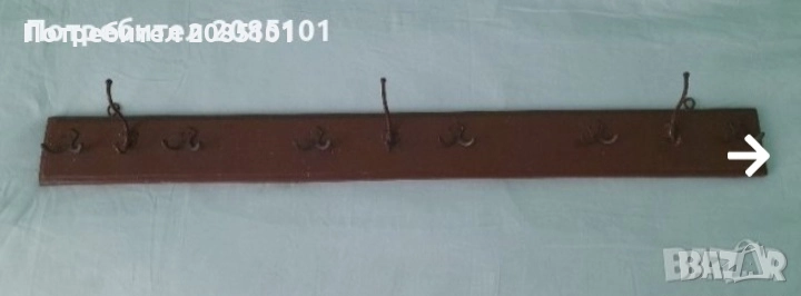 Ретро дървени закачалки за стена, снимка 1