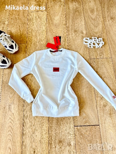 Hugo Boss!Страхотен суперсвеж ежедневен суичър.С М Л размер, снимка 1