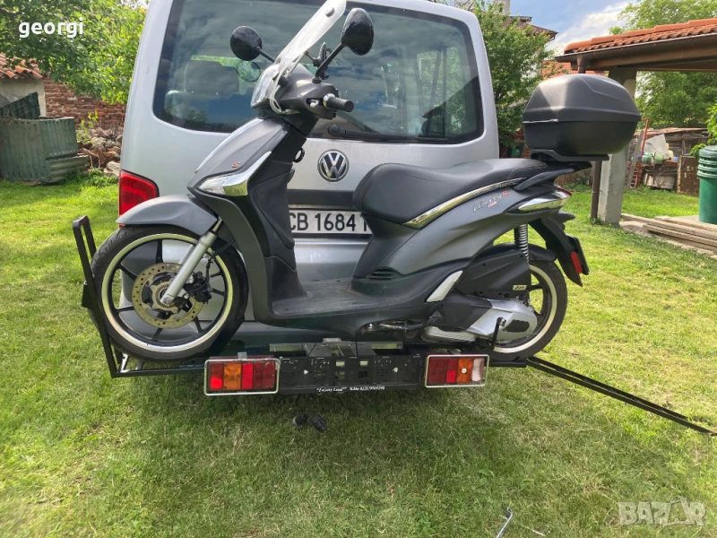 Багажник//стойка/за мотор,2 колела,,багаж или др.за теглич на автомобил, снимка 1