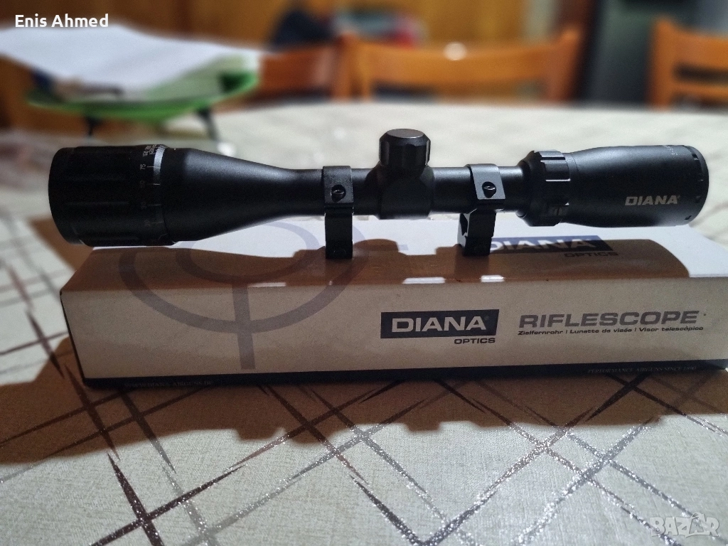 Оптика/Оптически мерник DIANA 3x9x40 AO за въздушна пушка или карабина, снимка 1