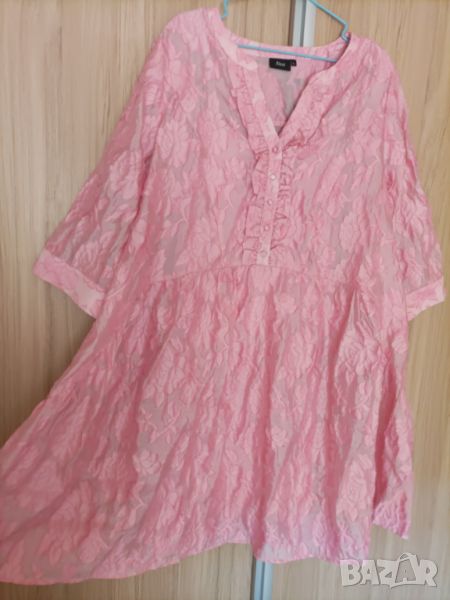 Макси розова рокля, снимка 1
