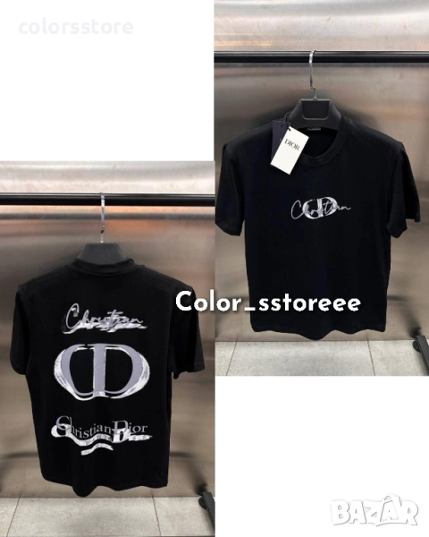 Черна тениска Cristian Dior код IM88u, снимка 1