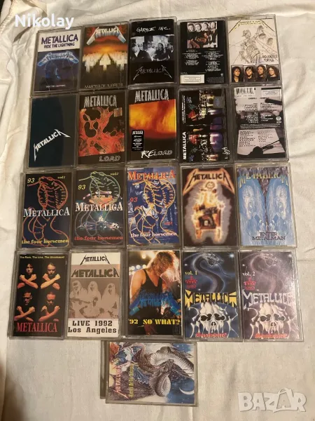 Metallica 21 бр. класика 80/90-те. + книжка подарък Vintage, снимка 1