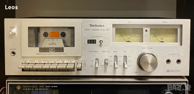 💥Ретро дек Technics RS-616 - производство 1978 г. - Made in Japan💥, снимка 1