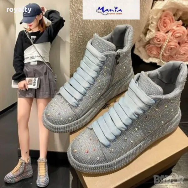 Дамски кецове с камъни, снимка 1