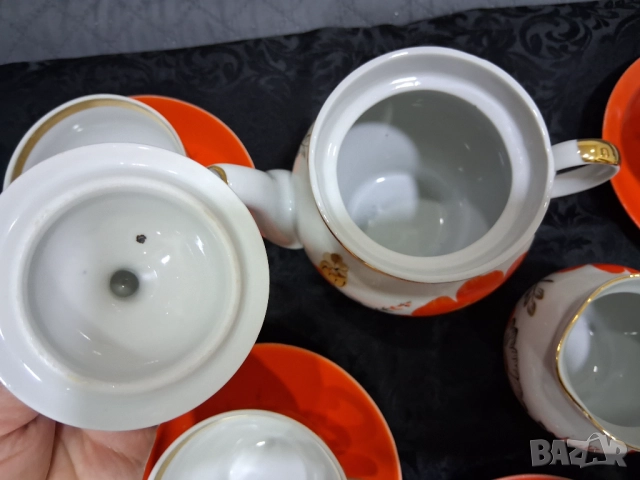 Руски сервиз за чай, снимка 8 - Антикварни и старинни предмети - 51774710