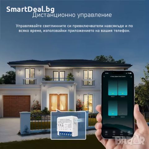 AVATTO ZWSM16 Zigbee модул за контрол на осветление | 1 2 3 канала | TUYA, снимка 4 - Друга електроника - 45781010