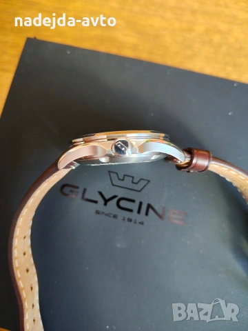 Swiss Glycine Combat classic moonphase, automatic, перфектен, бартер, снимка 5 - Мъжки - 53573719