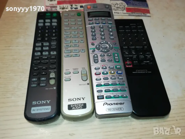 PIONEER SONY AIWA-RECEIVER & AUDIO REMOTE-ВНОС SWISS 2912241953, снимка 3 - Ресийвъри, усилватели, смесителни пултове - 48492274