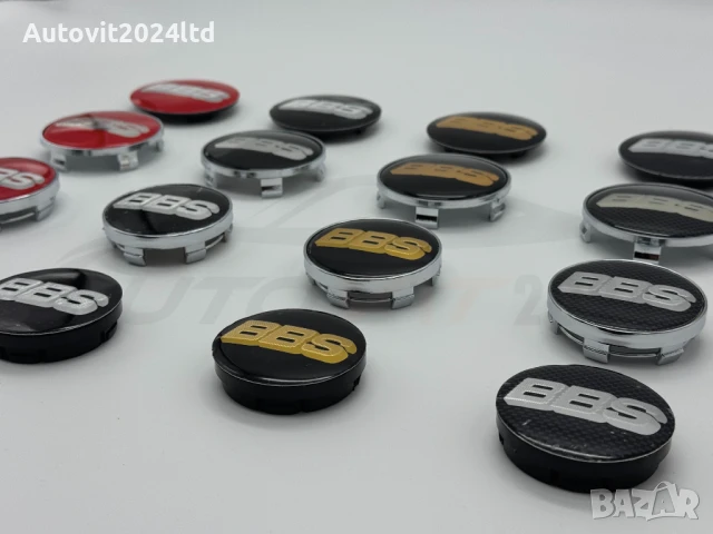 Капачки за джанти BBS - BMW Mercedes VW Seat 56мм 60мм 68мм 70мм, снимка 4 - Аксесоари и консумативи - 50741010