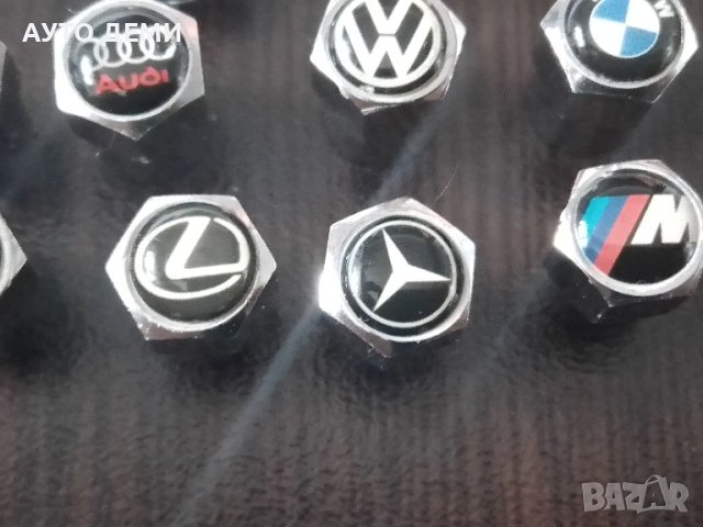 4 бр-3.40 лв Пластмасови хром цвят капачки за вентили на гуми на кола мотор велосипед 