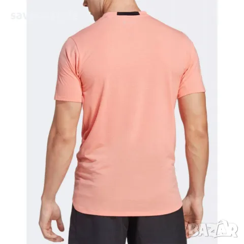 Мъжка тениска ADIDAS Designed For Training Tee Orange, снимка 2 - Тениски - 48843777