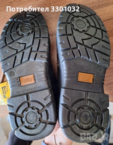НОВИ! Работни боти Forklift Safety boots, №42 /8/,тъмнокафява еко кожа, снимка 5 - Други - 53963970