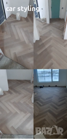 Монтаж на ламинат (ламиниран паркет) винил, первази, подложка XPS, снимка 7 - Монтажи - 47624965