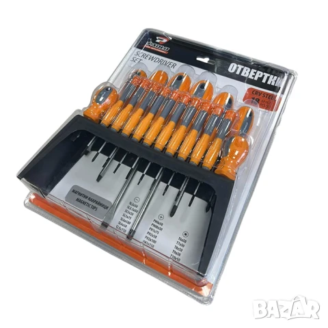 Магнитни отвертки на стойка 18 броя, снимка 3 - Аксесоари и консумативи - 51278668