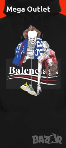 Мъжки суичър Balenciaga с качулка, снимка 2 - Суичъри - 48166134