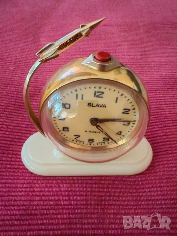 Часовник, будилник Слава, СССР.