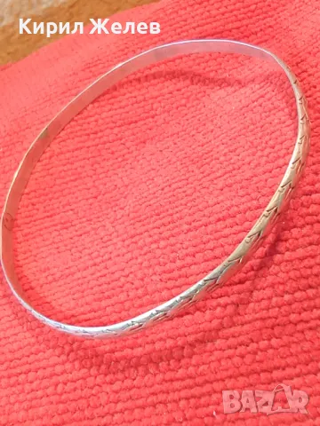 СТАРИННА СРЕБЪРНА ГРИВНА СРЕБРО 925 МАРКОВА на МИНЕРВА КРАСИВА РЕТРО ОРНАМЕНТИКА РЪЧНА РАБОТА 21464, снимка 13 - Антикварни и старинни предмети - 48493482