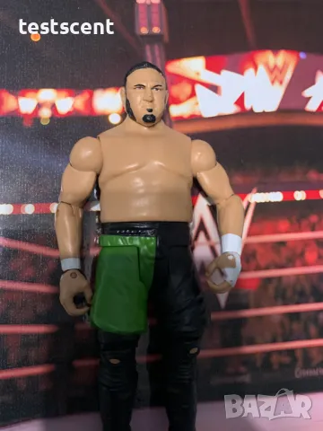 Екшън фигура WWE Samoa Joe Самоа Джо Basic Mattel играчка AEW TNA, снимка 5 - Колекции - 48362653