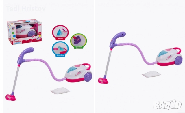 Детска прахосмукачка със звук и светлина, снимка 4 - Играчки за стая - 52584293