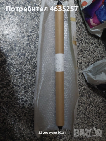 гумен мастилен вал (ink roller) за офсетова печатна машина. Тип: мастилен (разпределителен) вал Мате