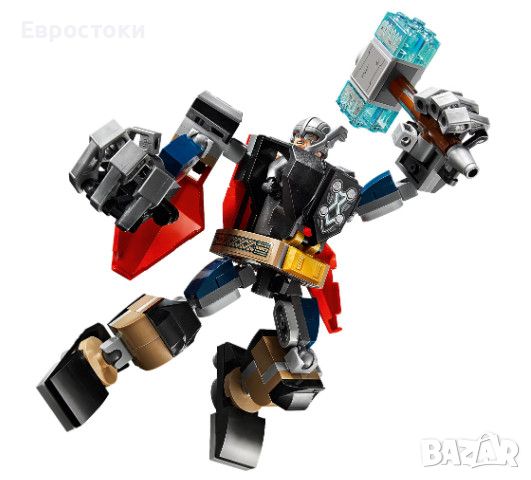 LEGO Super Heroes - Thor Mech Armor 76169, LEGO Бронята на Thor, 139 части, снимка 4 - Конструктори - 45297681