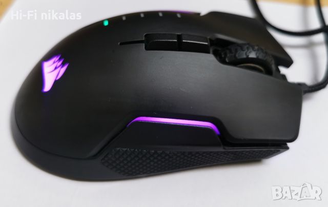 RGB геймърска мишка CORSAIR Glaive RGB PRO, снимка 4 - Клавиатури и мишки - 45841406